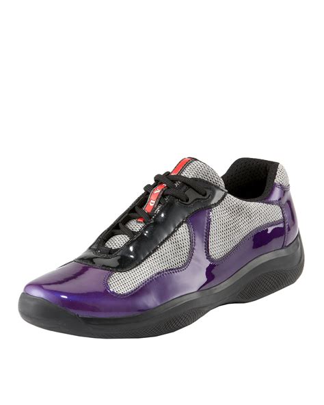 purple prada shoes men.